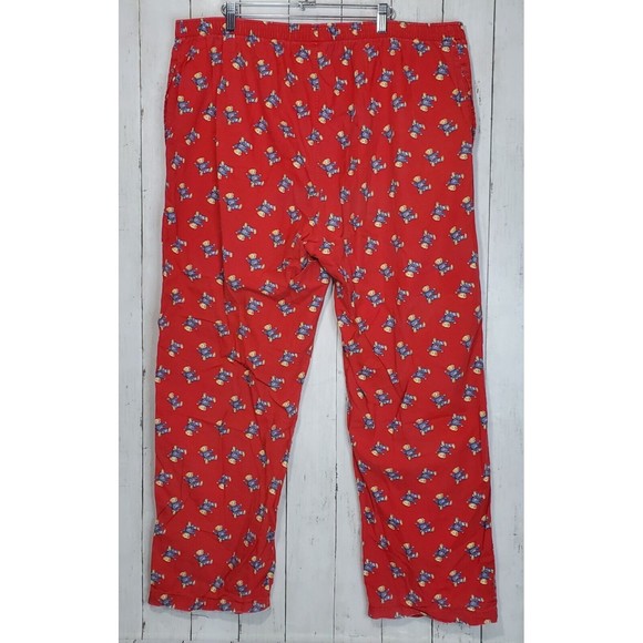 Polo Ralph Lauren Men’s XL Polo Bear PJs Pajama Lounge Pants Red - Picture 2 of 11